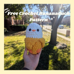 free crochet bananaduck pattern