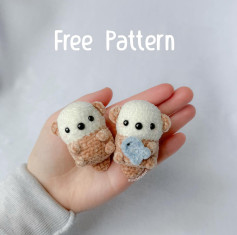 🦦 Free Low-Sew Otter Pattern 🦦