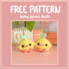 Free pattern Baby Sprout Duck