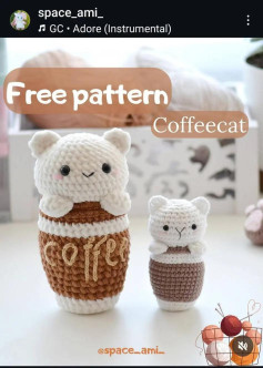 free pattern coffeecat