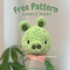 free pattern cuddli piggy