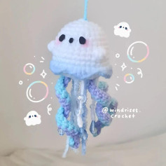 Free pattern Ghost Jellyfish