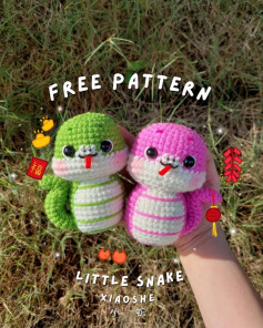 free pattern little snake xiaoshe