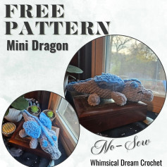 free pattern mini dragon