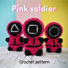 Free pattern Pink Soldier