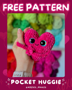 ✨FREE PATTERN✨Pocket Huggie 🩷