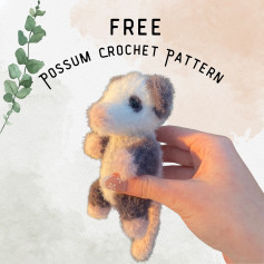 ✨ FREE POSSUM CROCHET PATTERN ✨