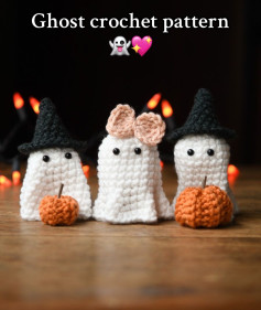 Ghost crochet pattern 👻💖 Cute ghost crochet pattern!