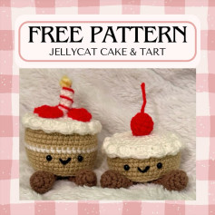 JELLYCAT CAKE + TART FREE PATTERN 🎂🍰