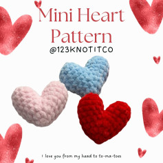 MINI HEART PATTERN CROCHET