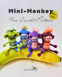 mini monkey no sew