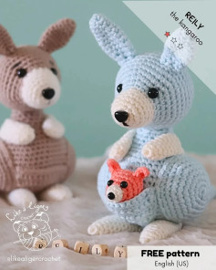 reily the kangaroo crochet pattern