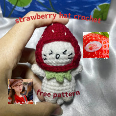 strawberry hat crochet pattern