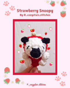 Strawberry Snoopy! 🍓