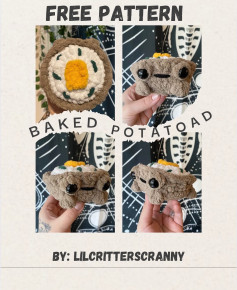 Baked Potatoad Free Pattern Release day 🎉