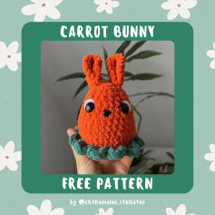 carrot bunny free pattern