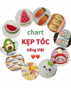 Chart móc tổng hợp kẹp tóc ❤️ Chart móc tổng hợp kẹp tóc