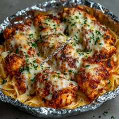 🍝 Chicken Parmesan with Pasta Recipe 🧀