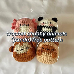 crochet chubby animals