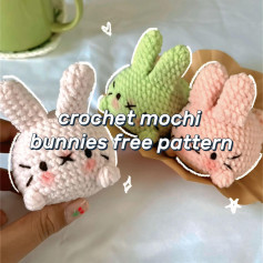 crochet mochi bunnies free pattern