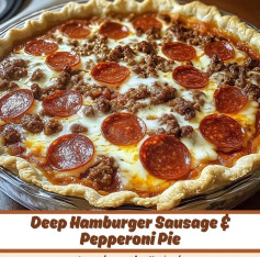 Deep hamburger sausage