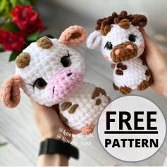 free crochet pattern little cow