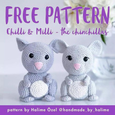 free pattern chilly & milli the chinchillas