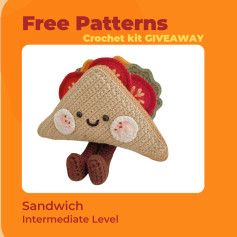 free pattern crochet kit giveway sandwich