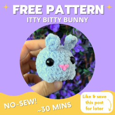 free pattern itty bitty bunny