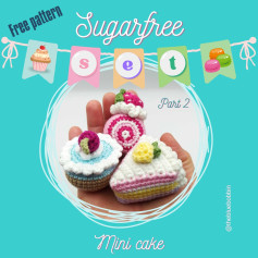 free pattern sugarfree Mini cake