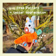 free pattern trip the bunny