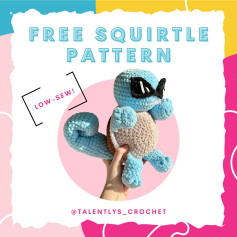 free Squirtle pattern low sew