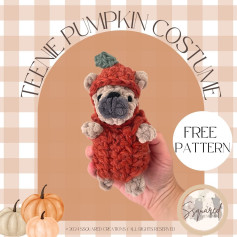 ✨ FREE TEENIE PUMPKIN COSTUME PATTERN ✨