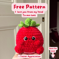 🍅 FREE TOMATO PATTERN 🍅to-ma-toes