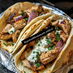 Greek Chicken Gyros