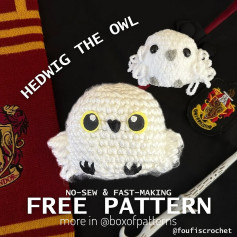 hedwig the owl no sew ^ fast making free pattern