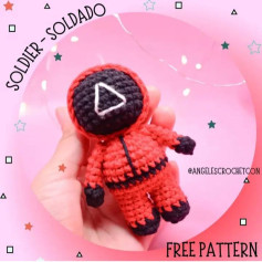 soldier soldado free pattern