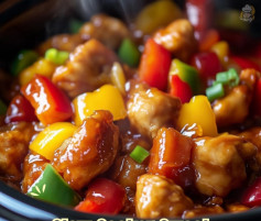 Sweet & Savory Slow Cooker Chicken