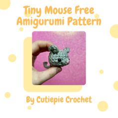 tiny mouse free amigurumi pattern