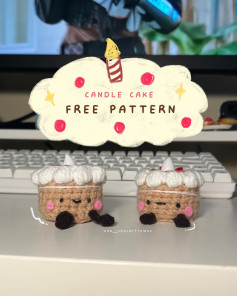 candle cake free pattern 🕯️🎂 FREE PATTERN Candle Cake!! 🍰