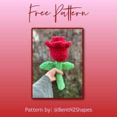 crochet rose pattern