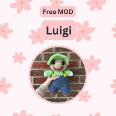 free mod luigi doll crochet pattern