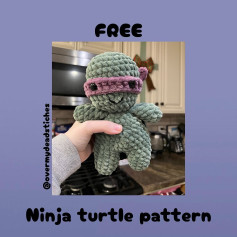 free ninja turtle pattern