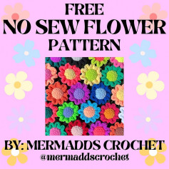 free no sew flower pattern