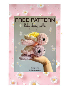 free pattern baby daisy turtle