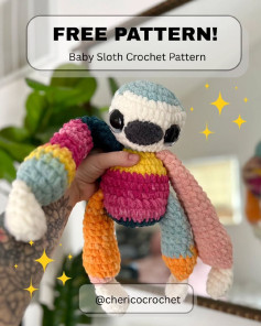 free pattern baby sloth crochet pattern