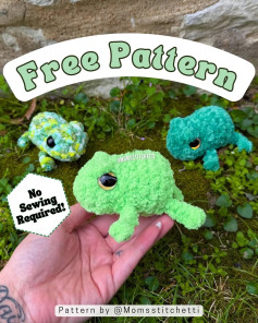 free pattern no sewing frog