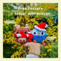 free pattern orion the reindeer