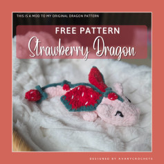 Free Strawberry Dragon Pattern