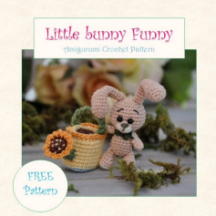 little bunny funny amigurumi crochet pattern